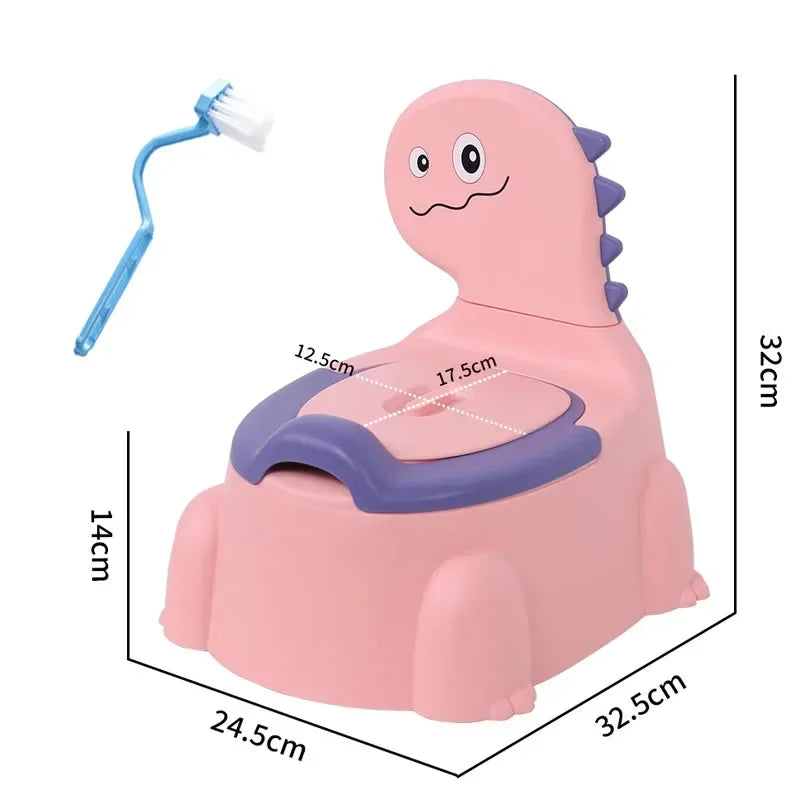 Cartoon Dinosaur Baby Potty – Thickened Toilet Training Seat for Boys & Girls