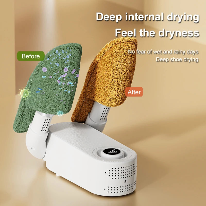 Portable Electric Shoe Dryer – Quick Drying Heater with Sterilization, Deodorization & Dehumidification Function