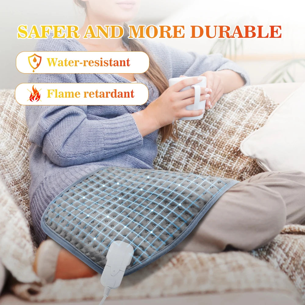 Electric Heating Pad – Washable Warm Blanket for Bed, Office, Hands & Feet (60×30cm)