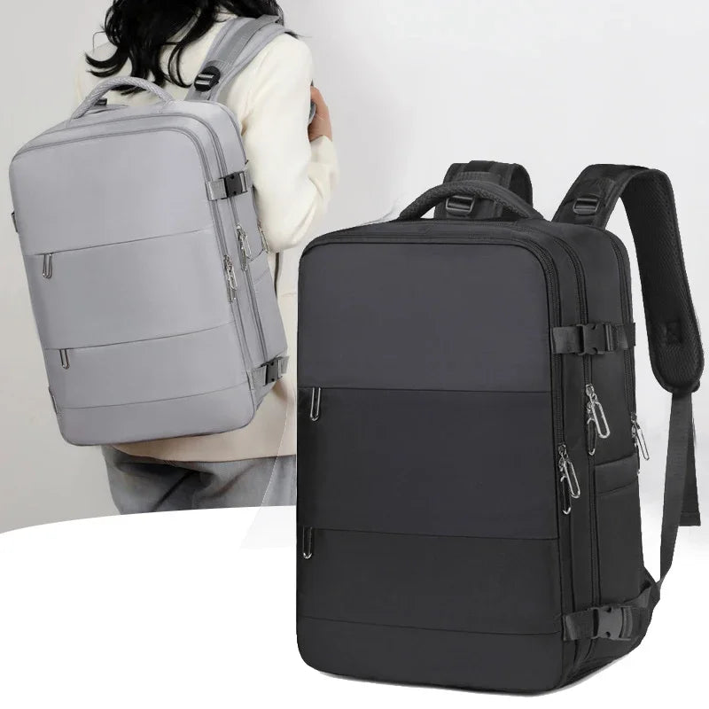 Mummy Nappy Backpack – Large Capacity Waterproof Diaper Bag with Shoe Storage & Multi-Layer Design