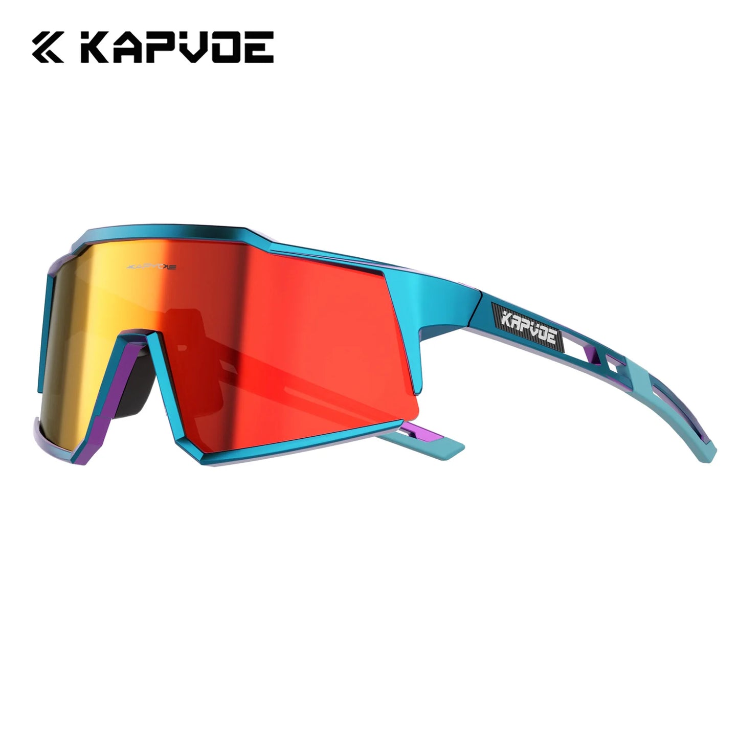 Kapvoe Men’s Cycling Glasses – UV400 Sports Sunglasses for Road & MTB Riding