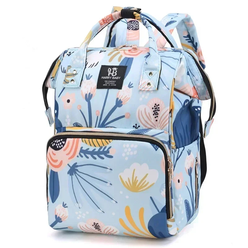 Fashion Mummy Diaper Backpack – Large Capacity Multi-Function Travel Nappy Bag for Baby Care
