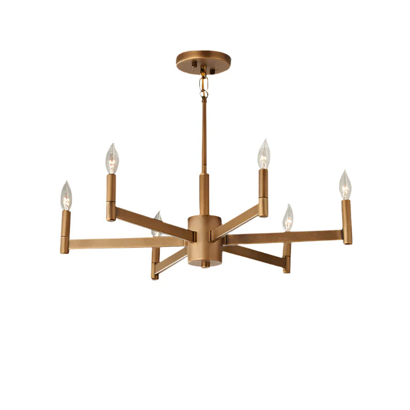 Modern Industrial 6 & 8-Light Pendant Chandelier - 2 Sizes