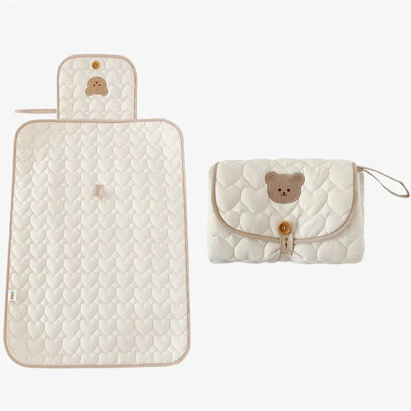 Portable Baby Changing Pad – Foldable Waterproof Travel Diaper Changing Station