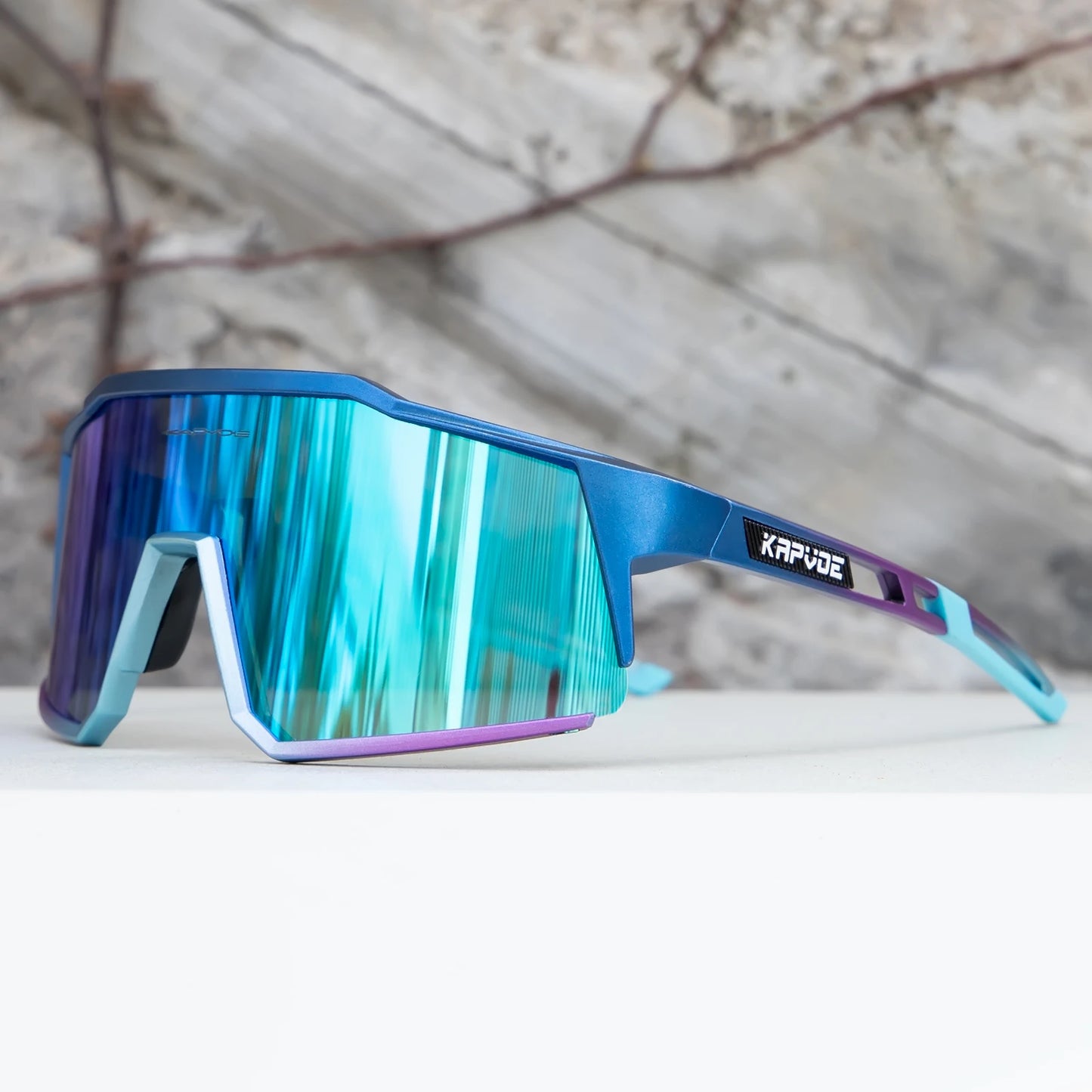 Kapvoe Men’s Cycling Glasses – UV400 Sports Sunglasses for Road & MTB Riding