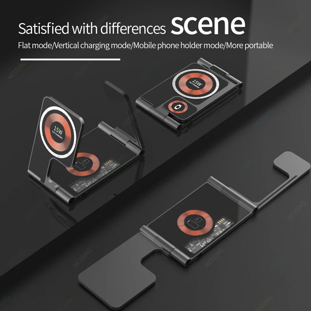 3 in 1 Foldable Magsafe Wireless Charger