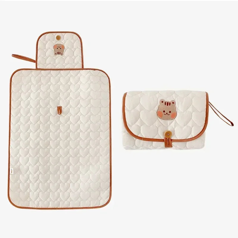 Portable Baby Changing Pad – Foldable Waterproof Travel Diaper Changing Station