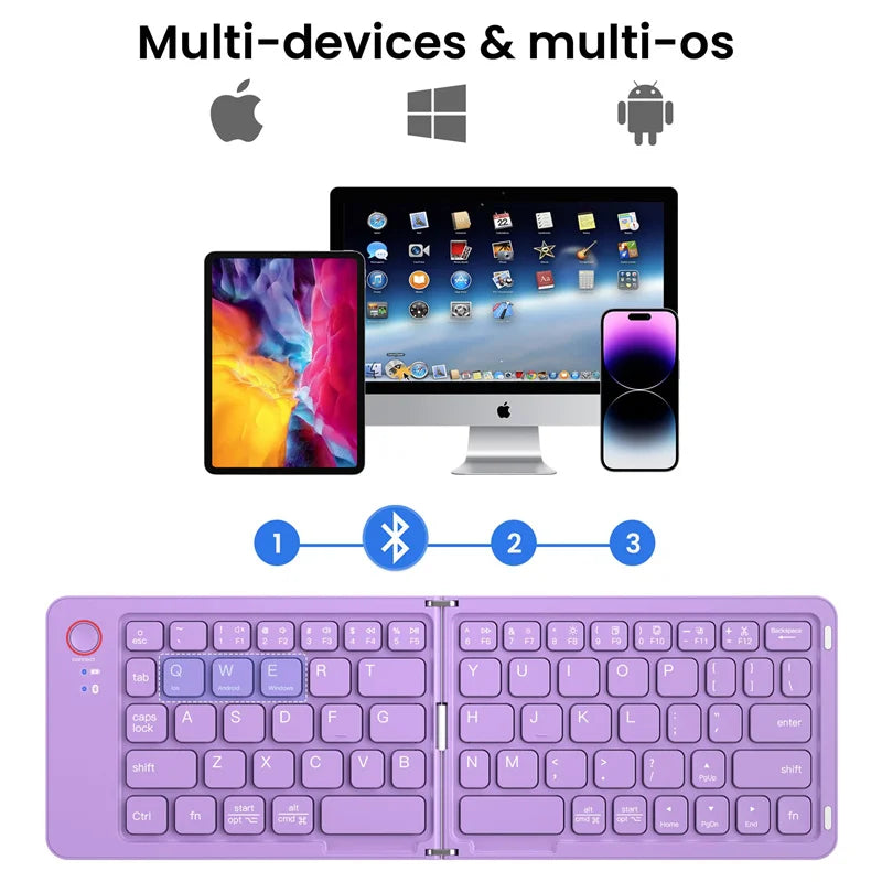 Foldable Bluetooth Keyboard