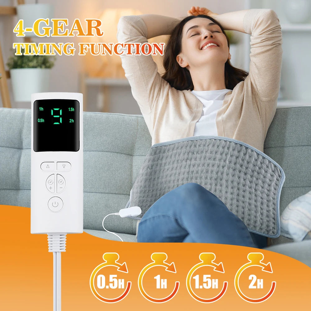 Electric Heating Pad – Washable Warm Blanket for Bed, Office, Hands & Feet (60×30cm)