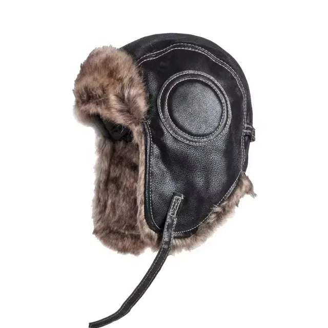 Winter Bomber Hat – Unisex Thick Fur Ushanka with Earflaps, Windproof Russian Ski Cap for Men & Women