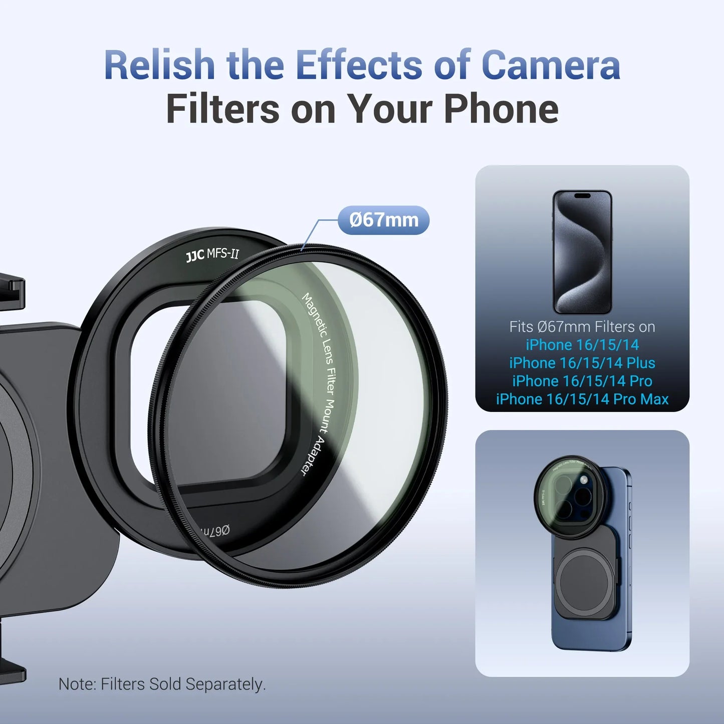 67mm Magnetic Lens Filter Adapter