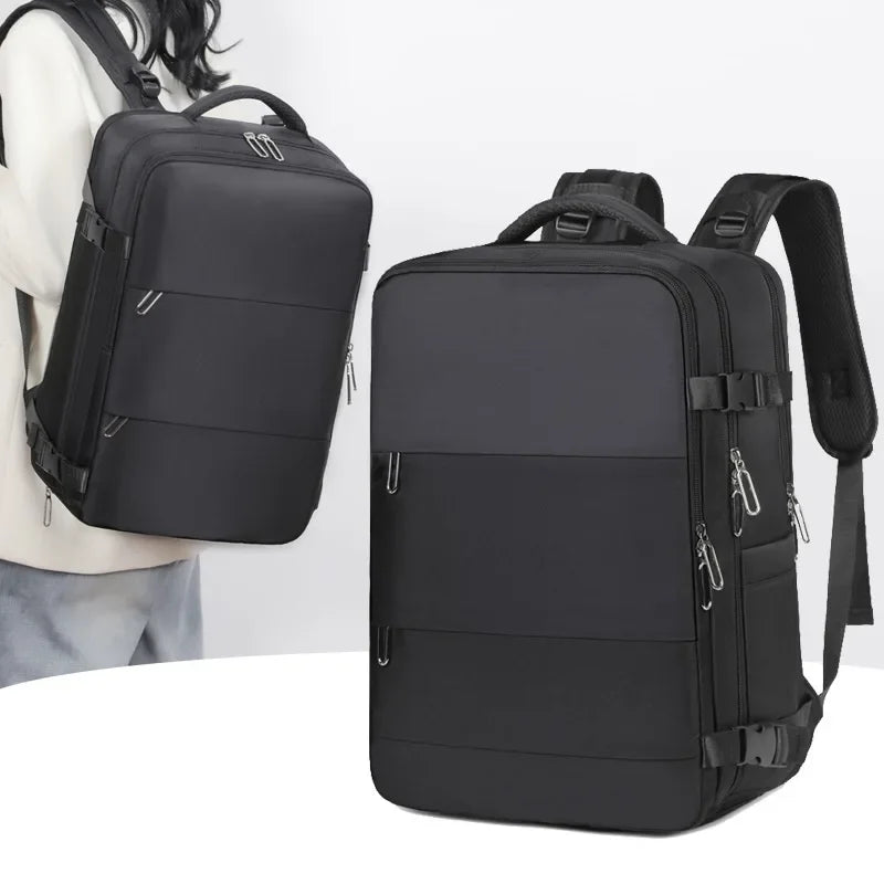 Mummy Nappy Backpack – Large Capacity Waterproof Diaper Bag with Shoe Storage & Multi-Layer Design
