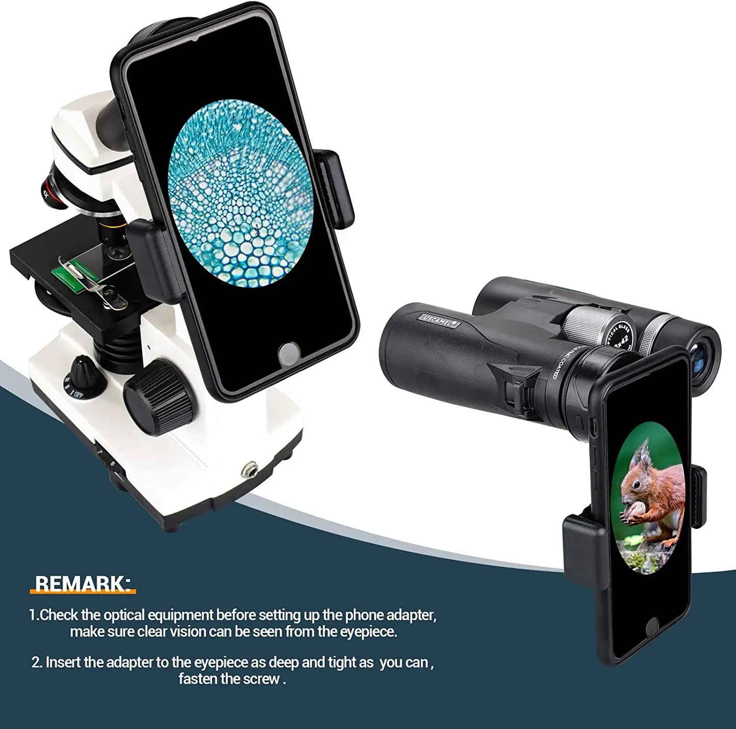 Adjustable Mobile SnapScope Connector Clip