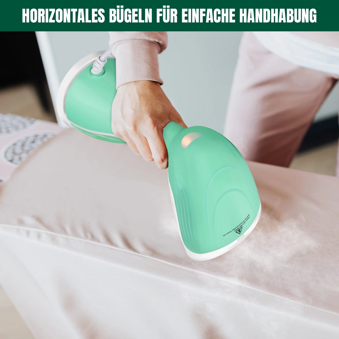 BRIEFNESS 2000W Handheld Garment Steamer – 30s Fast Heat-Up Portable Clothes Steamer for Home & Travel