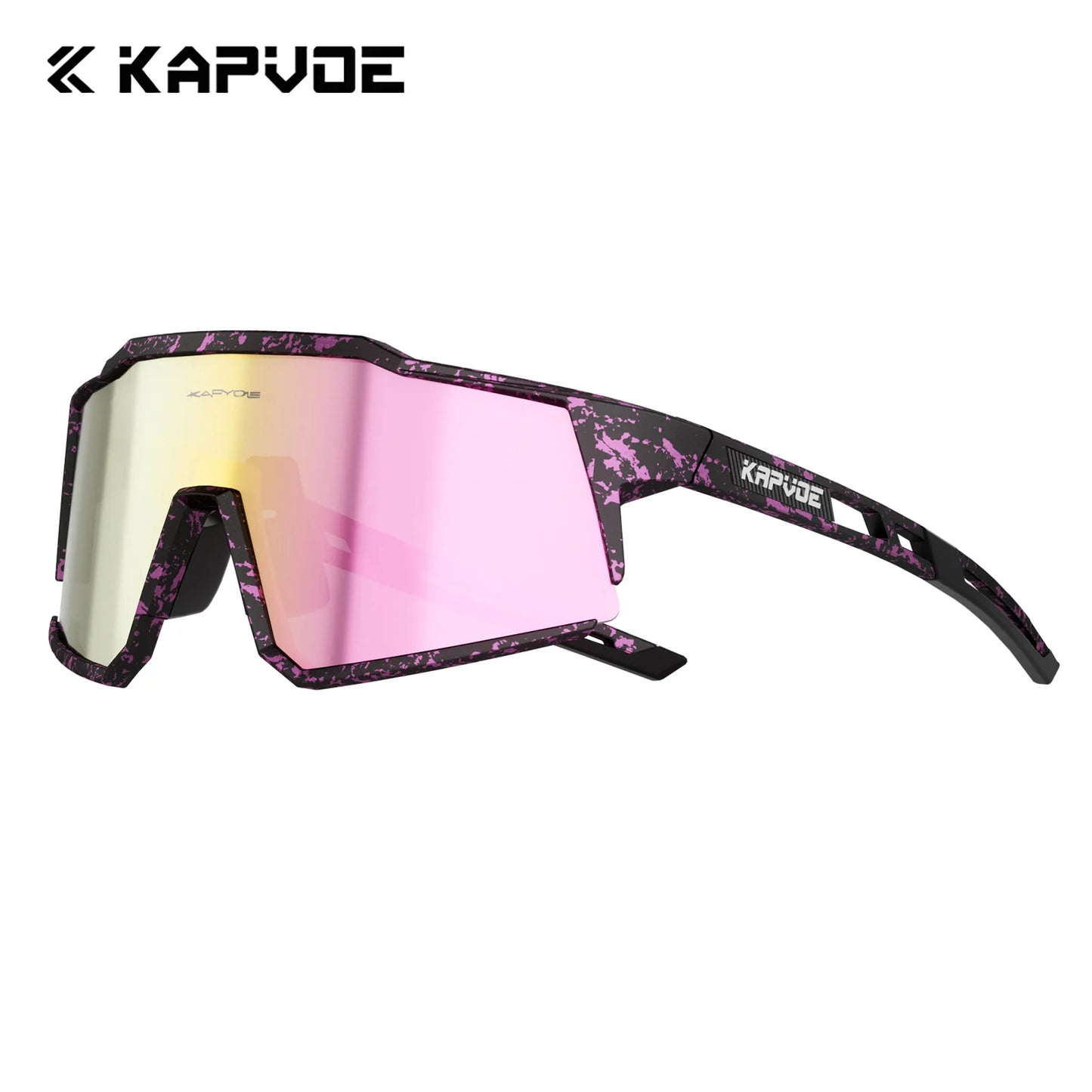 Kapvoe Men’s Cycling Glasses – UV400 Sports Sunglasses for Road & MTB Riding