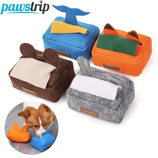 Plush Dog Snuffle Toy – Interactive Chew & Slow Feeding Toy for Small & Medium Dogs