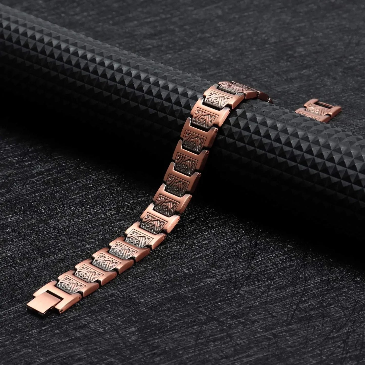 ARADOO Men’s Copper Magnetic Bracelet – Pure Copper Neodymium Link Therapy Jewelry Gift