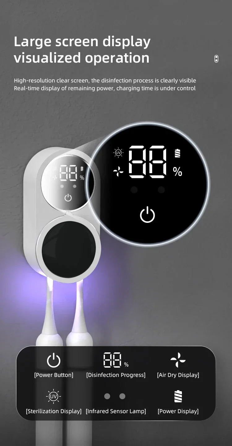 Smart Portable Toothbrush UV Sterilizer