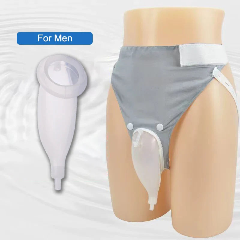 Silicone Adults Urine Collector with Catheter Bag