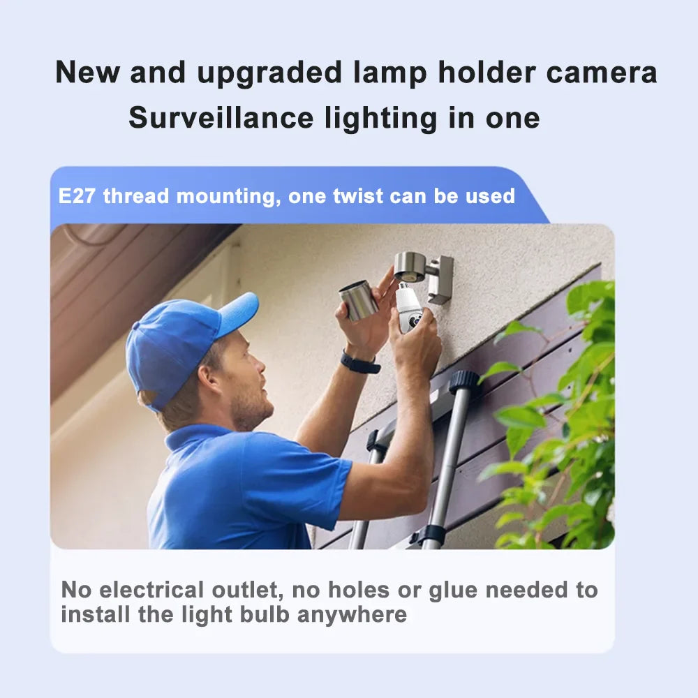 Smart Bulb Security Camera