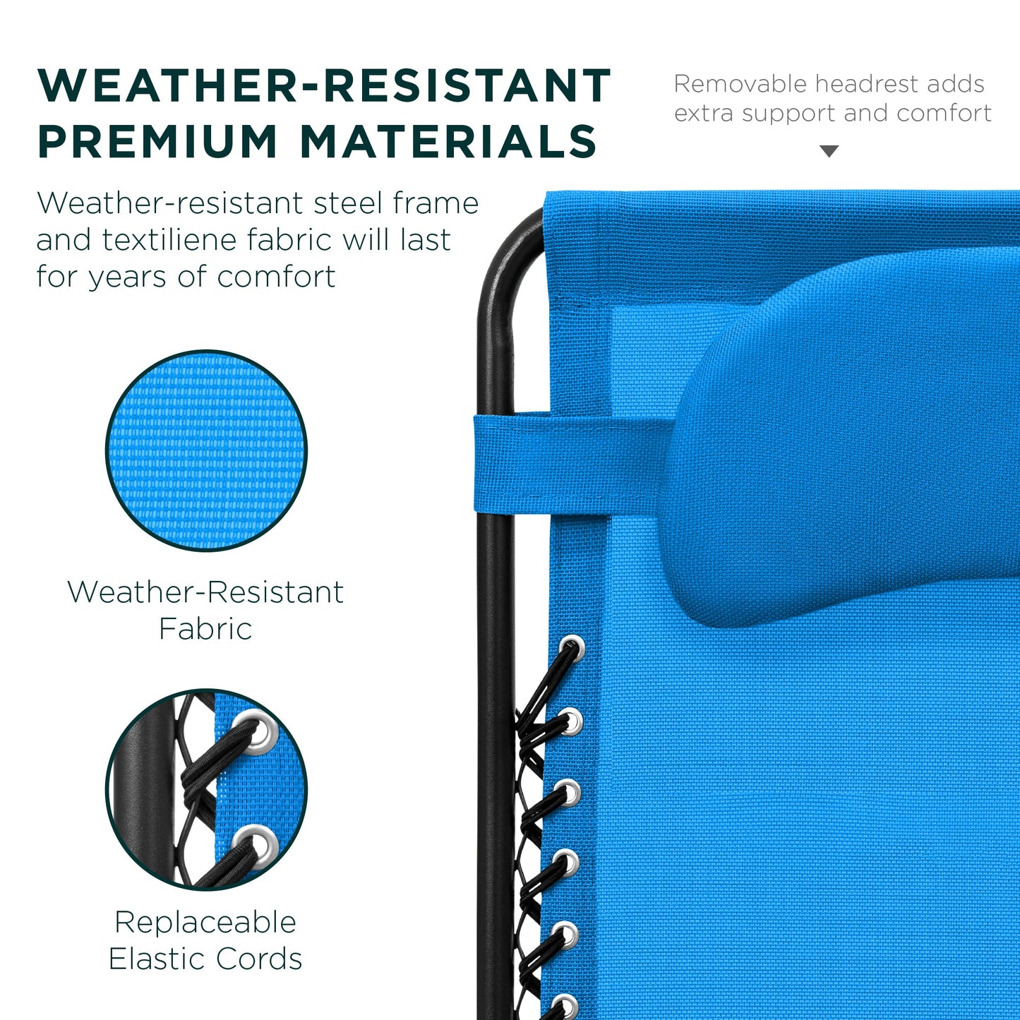 Oversized Reclining Zero Gravity Chair Lounger w/ Cup Holder, Pillow