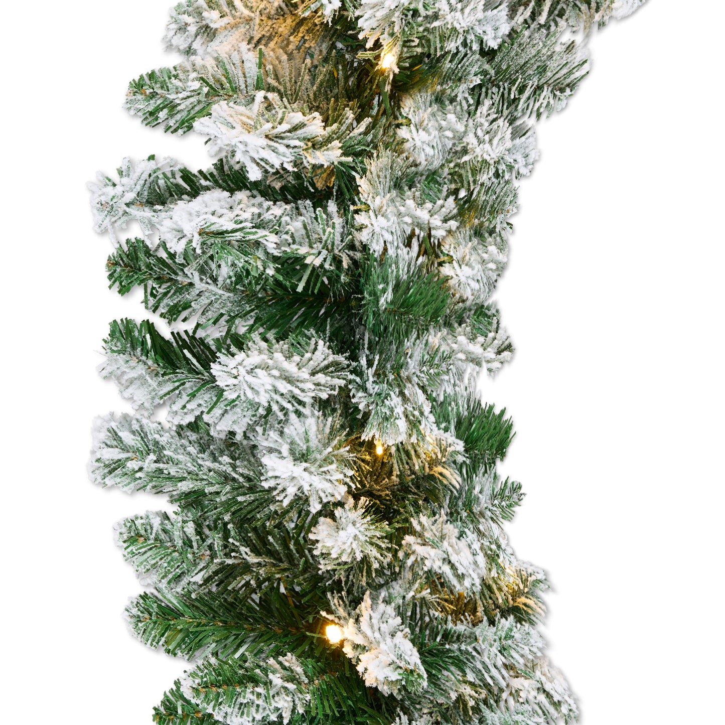 9ft Pre-Lit Christmas Garland w/ 50 Lights, Pine Cones, Berries