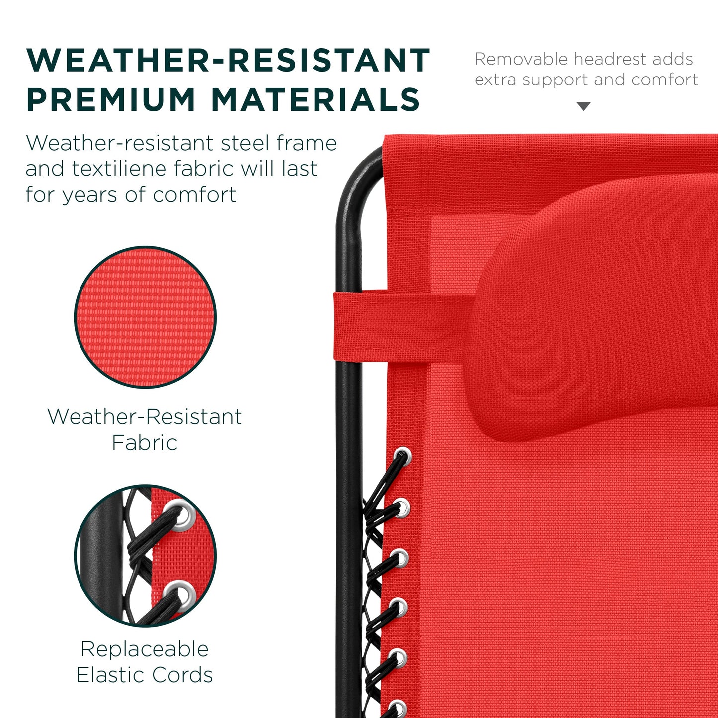 Oversized Reclining Zero Gravity Chair Lounger w/ Cup Holder, Pillow