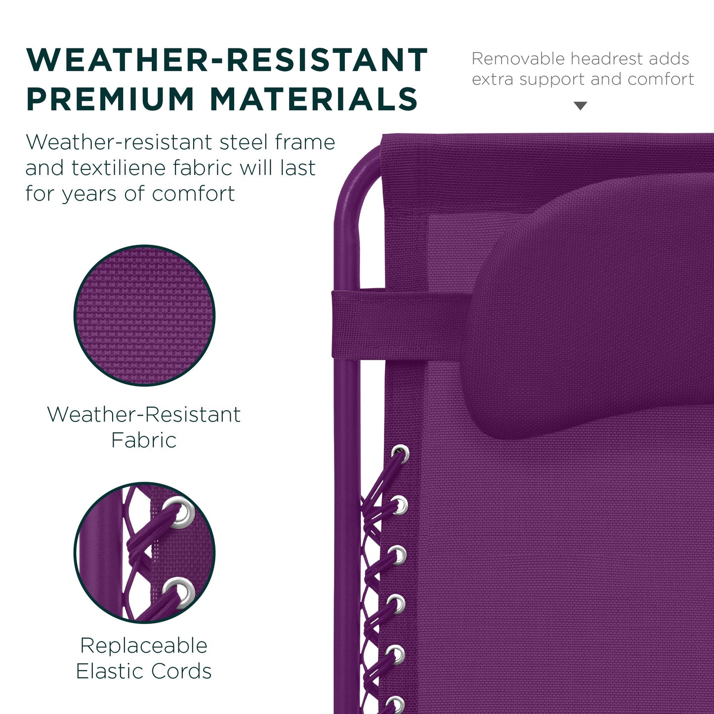 Oversized Reclining Zero Gravity Chair Lounger w/ Cup Holder, Pillow