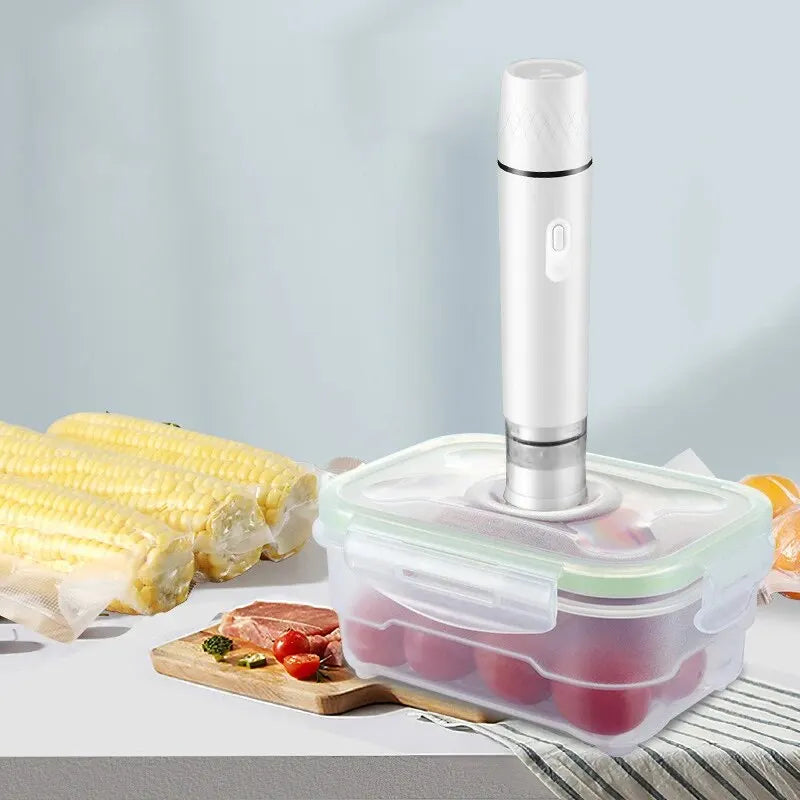 Mini Handheld Vacuum Sealer – Portable USB Electric Food Sealing Machine for Kitchen