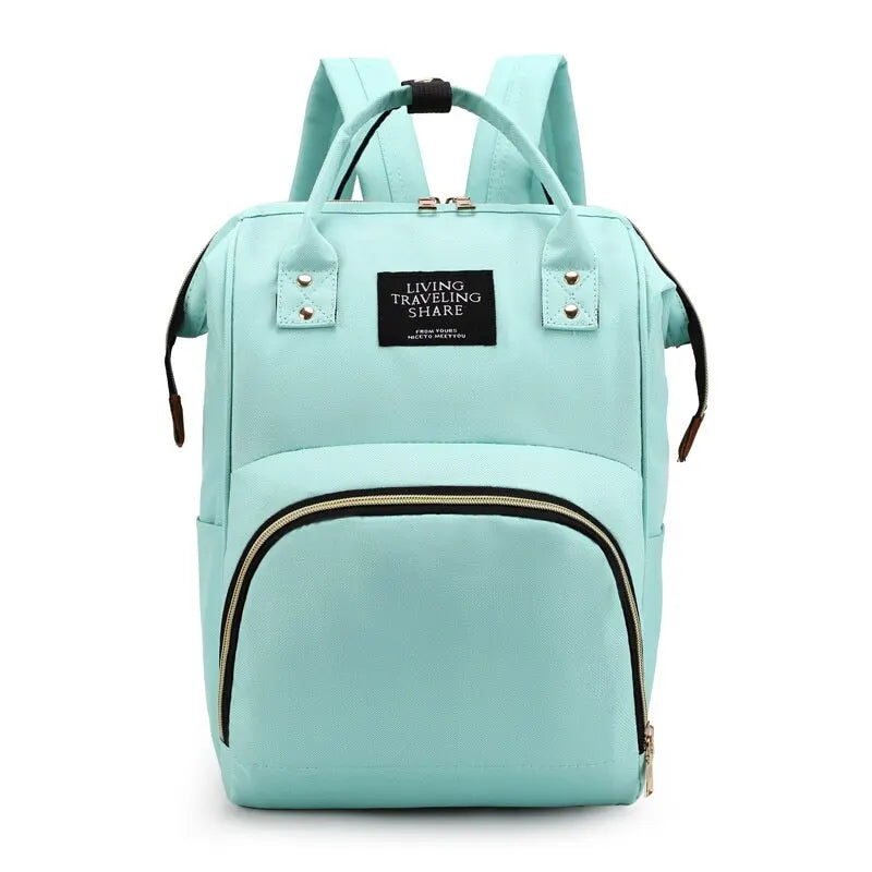 Large Capacity Diaper Bag – Multifunctional Waterproof Mummy Backpack for Baby Care & Travel