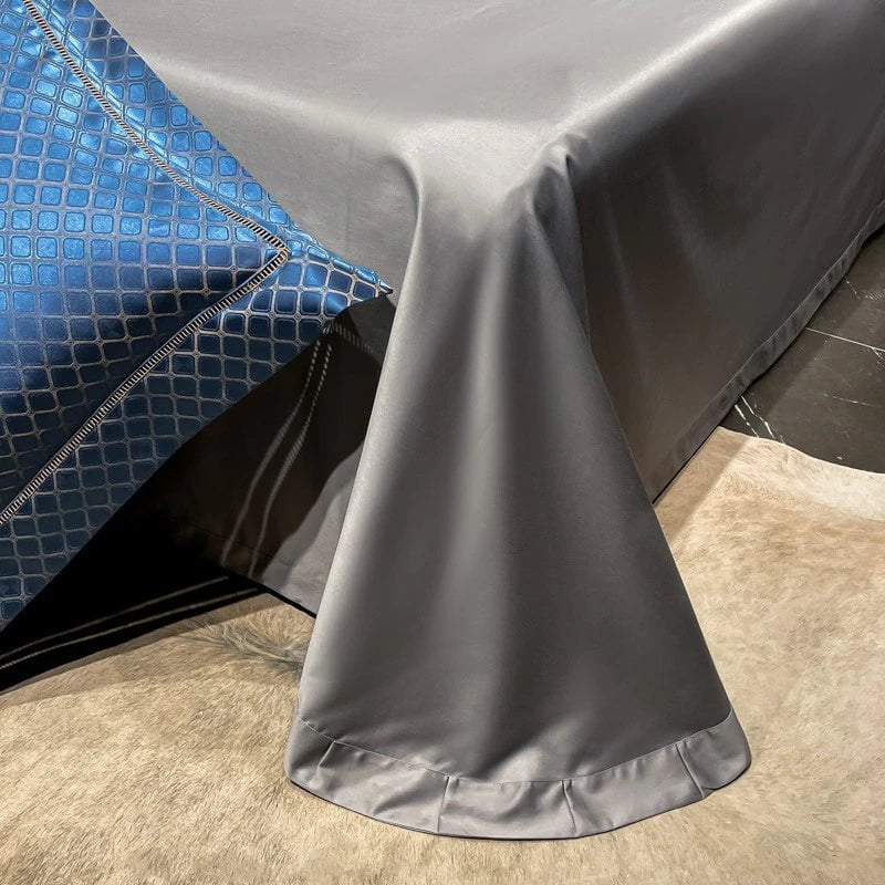 Royale Diamond Duvet Cover Set (Long-staple Sateen Cotton)