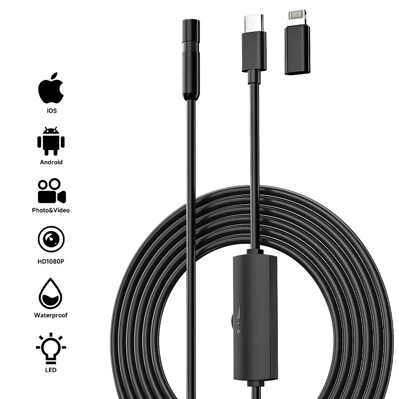 USB Endoscope Waterproof Inspection Camera