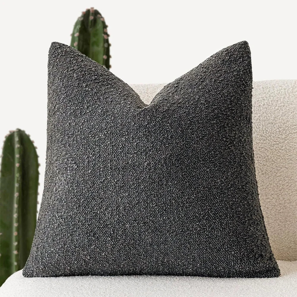 Stylish Textured Bouclé Cushion Covers - 12 Colours