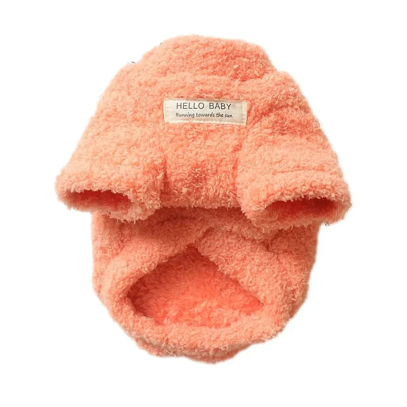 Winter Warm Dog Sweater – Soft Plush Coat for Small Dogs (Chihuahua, Teddy, Puppies)