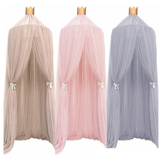 Baby Bed Canopy Mosquito Net – Hanging Crib Tulle Curtains for Nursery & Children’s Room Decor