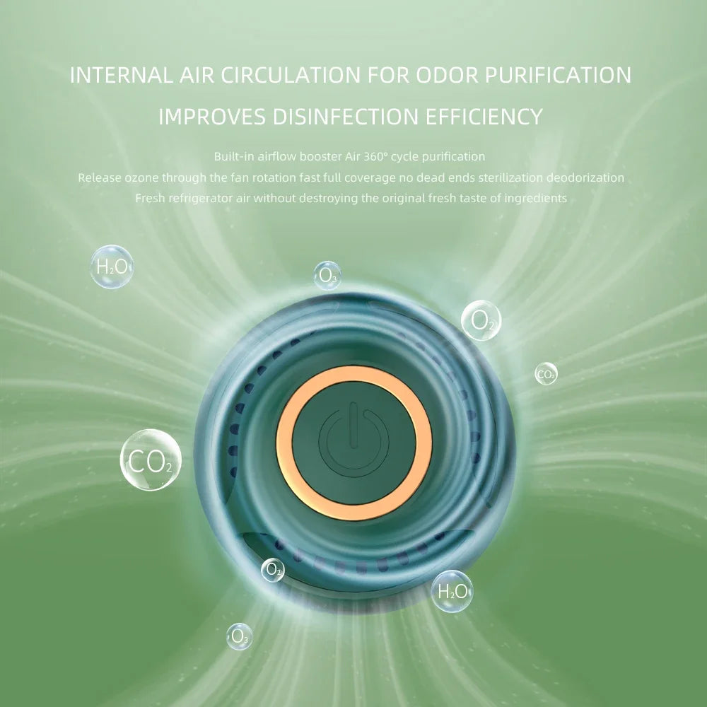 Refrigerator Odor Remover – Ozone Sterilizer & Air Purifier for Kitchen and Home