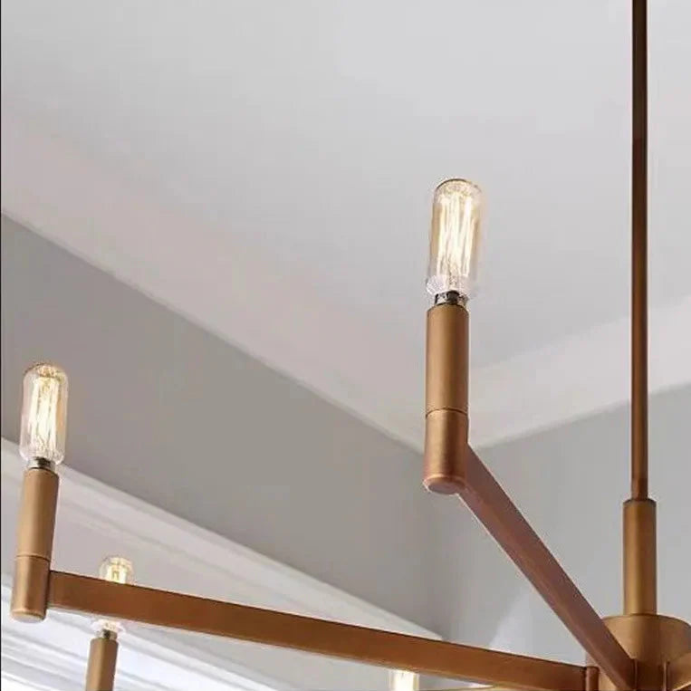 Modern Industrial 6 & 8-Light Pendant Chandelier - 2 Sizes