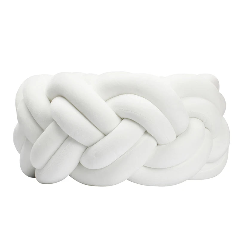 Braided Baby Crib Bumper – 300/400cm Soft Cushion Bed Protector for Newborns & Nursery Decoration