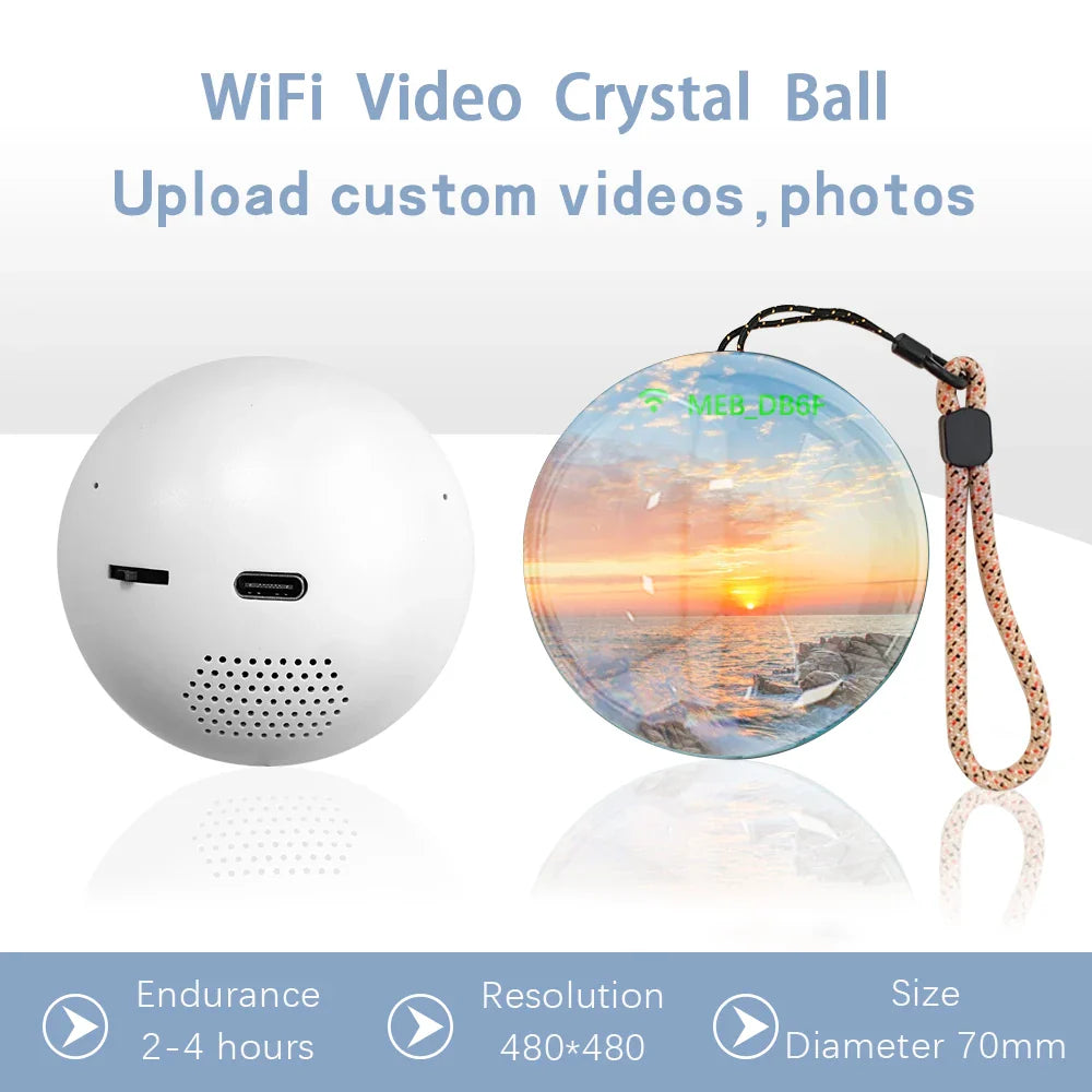 WiFi 3D Visual Display Crystal Ball