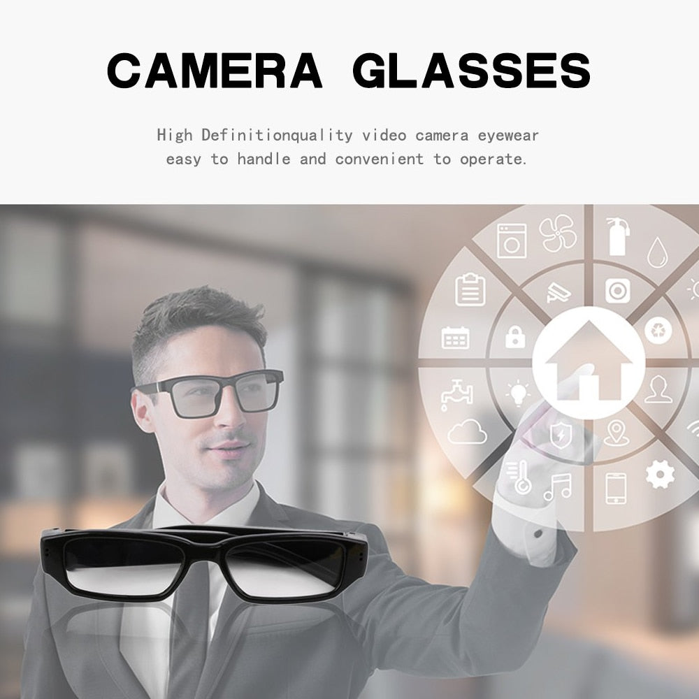 Lightweight Riding Camera Smart Glasses Video Recorder 720P HD Driving Cycling DVR Video Recorder Eyewear Camcorder