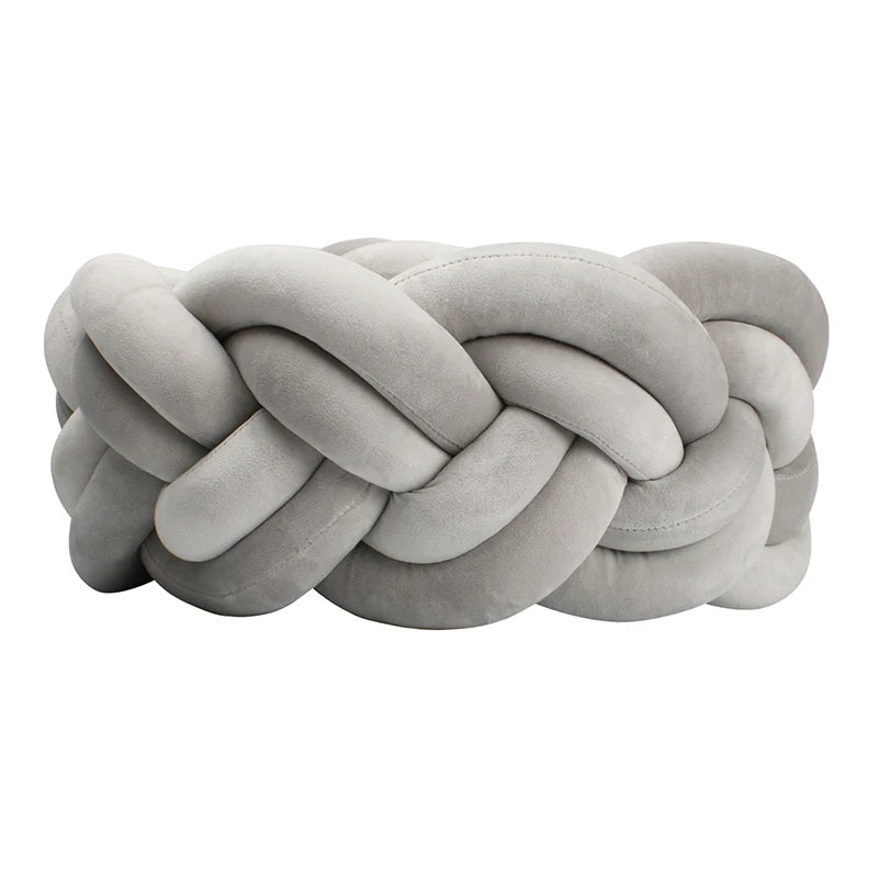 Braided Baby Crib Bumper – 300/400cm Soft Cushion Bed Protector for Newborns & Nursery Decoration