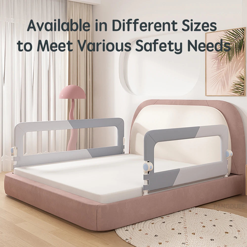 PANGDUBE Baby Safety Bed Rail – Screw-Free Installation Protective Bed Barrier Guard for Kids
