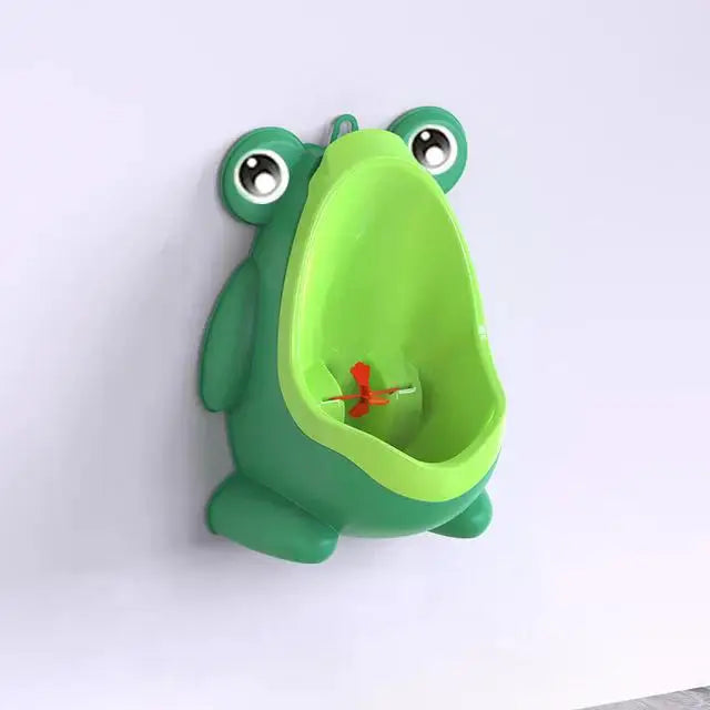 Cartoon Frog Baby Boy Urinal – Wall-Mounted Toilet Training Pot for Toddlers
