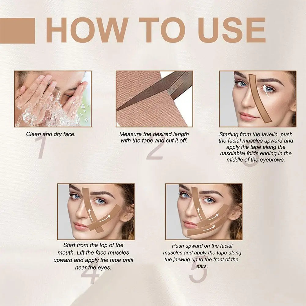 Elastic Face Lifting Tape