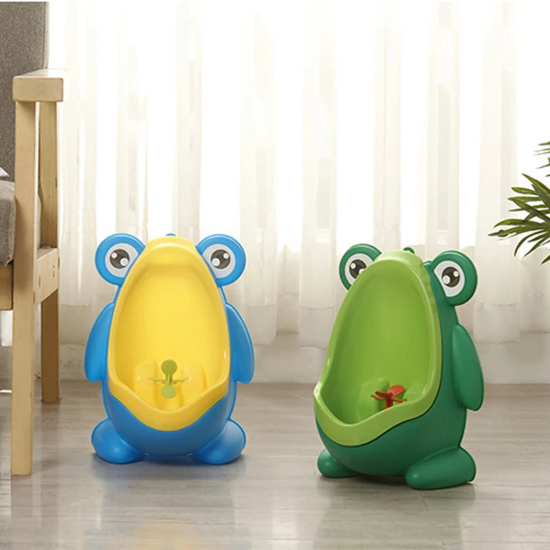 Cartoon Frog Baby Boy Urinal – Wall-Mounted Toilet Training Pot for Toddlers