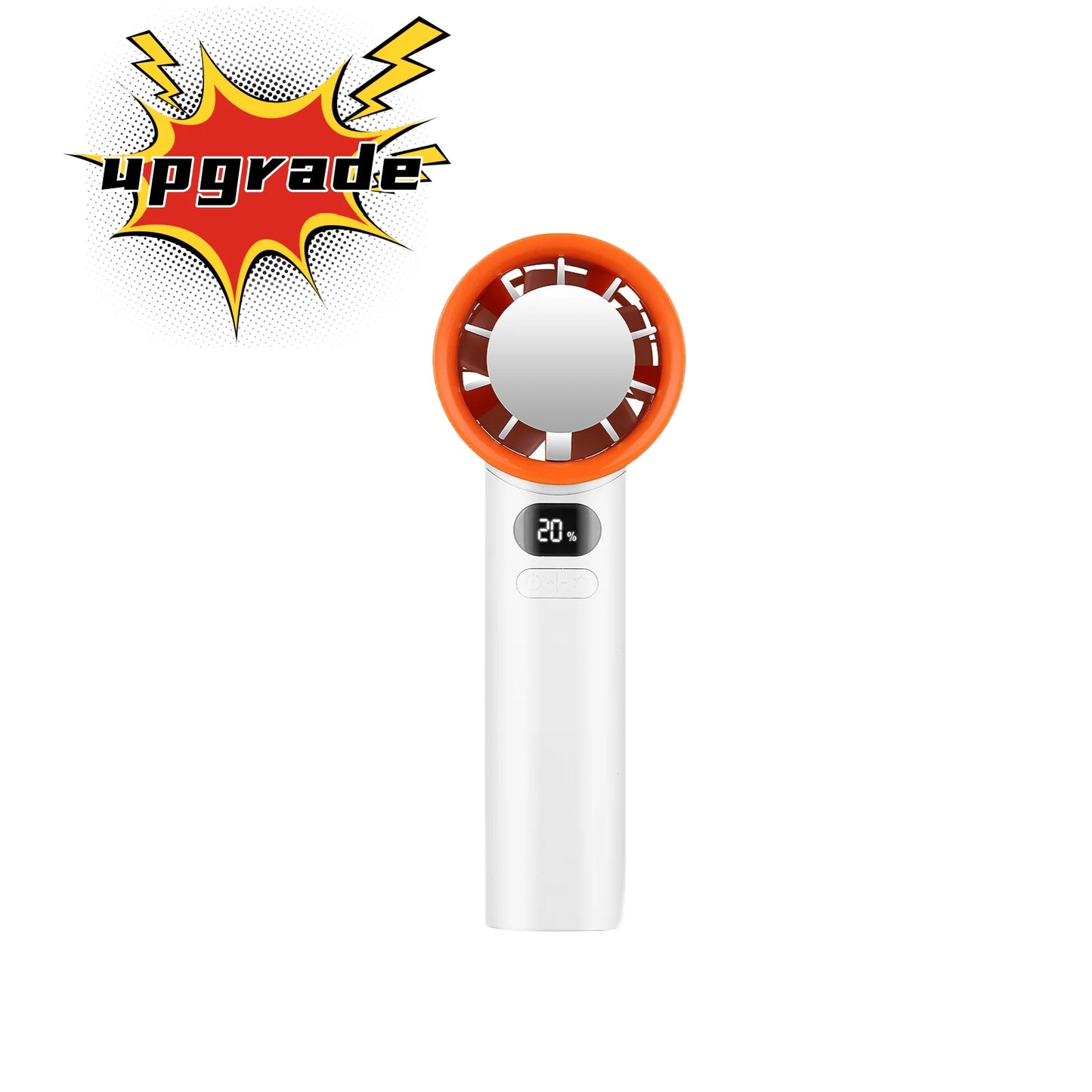 Portable Bladeless Hand Fan – 120 Speeds USB Rechargeable Mini Personal Fan