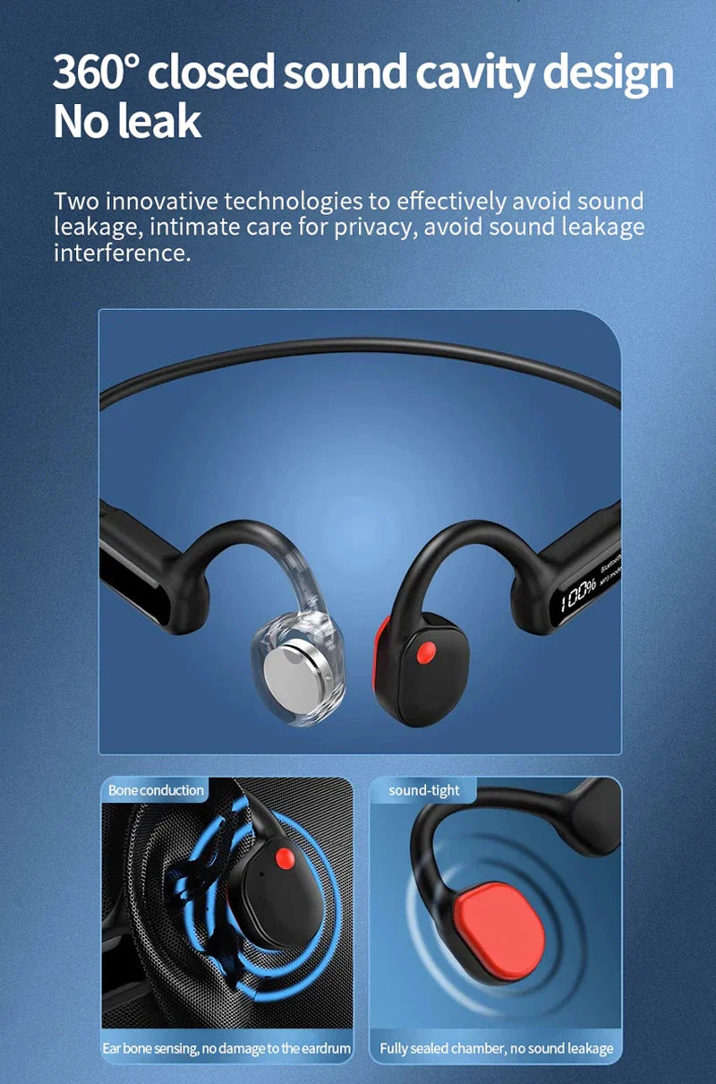 Bone Conduction Bluetooth Wireless Headset