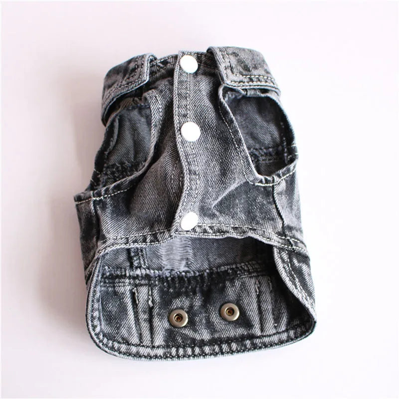 Cool Dog Denim Jacket – Fashion Pet Coat for Small & Medium Dogs