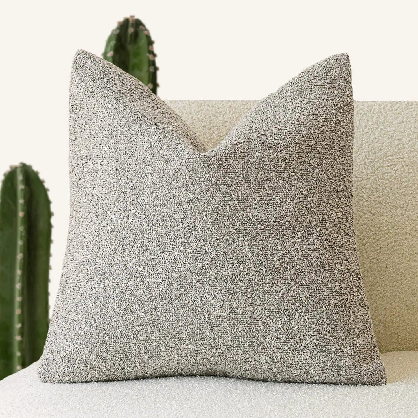 Stylish Textured Bouclé Cushion Covers - 12 Colours