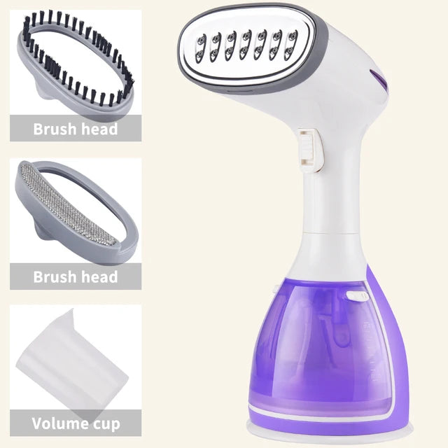 saengQ Handheld Garment Steamer – 1500W Portable Fabric Steamer with 280ml Tank & Fast Heat-Up for Clothes Ironing